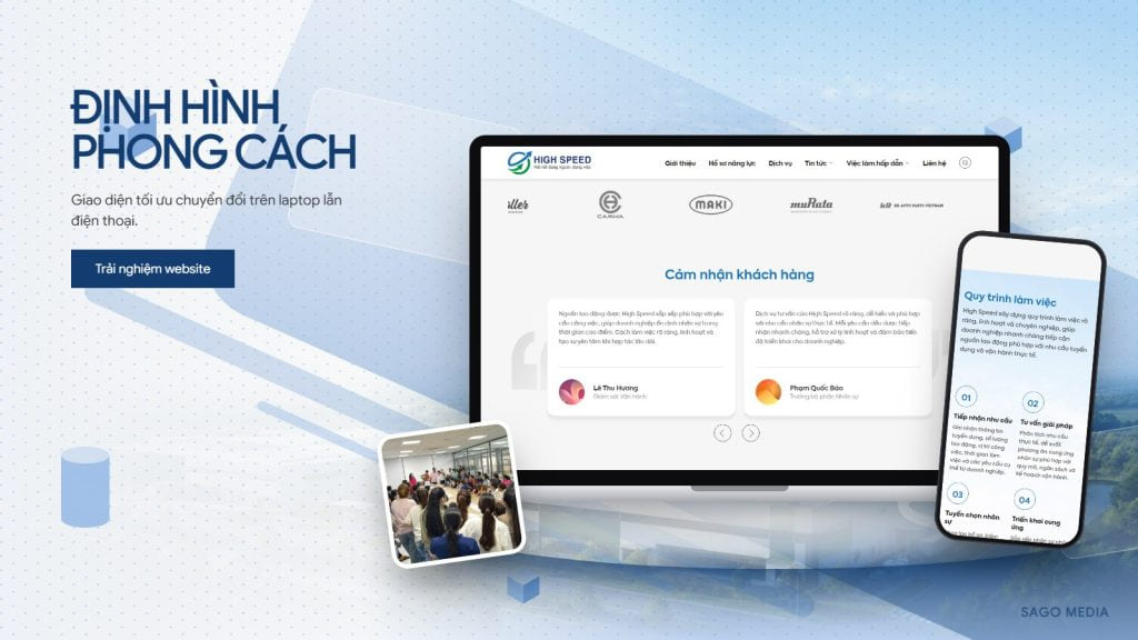High Speed — giao diện website
