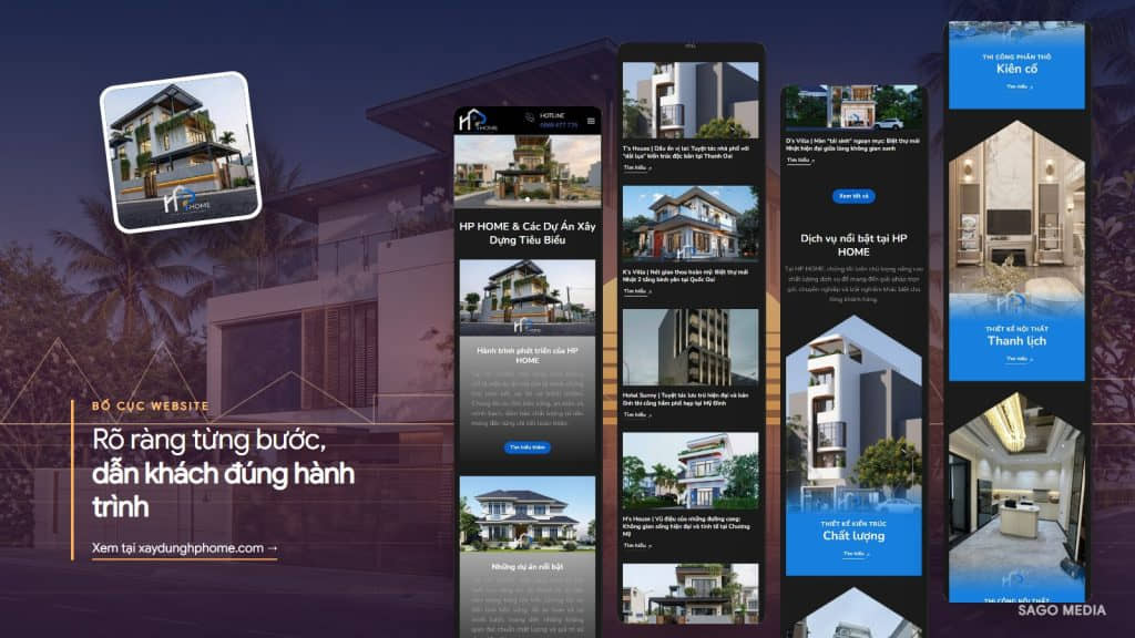 HP Home — giao diện website