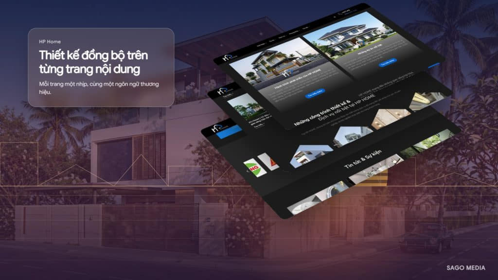 HP Home — giao diện website