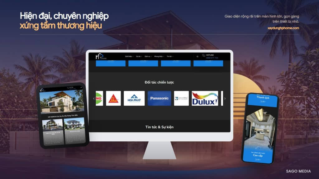HP Home — giao diện website
