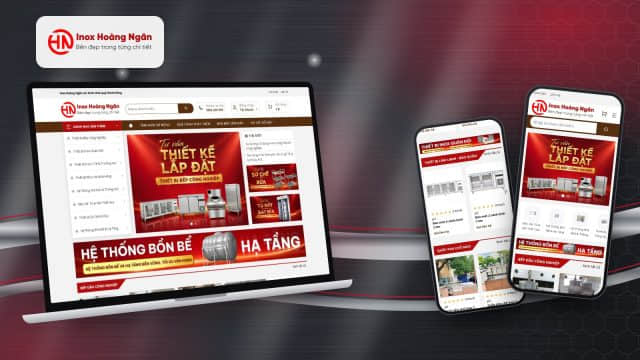 Website Inox Hoàng Ngân do Sago Media thiết kế