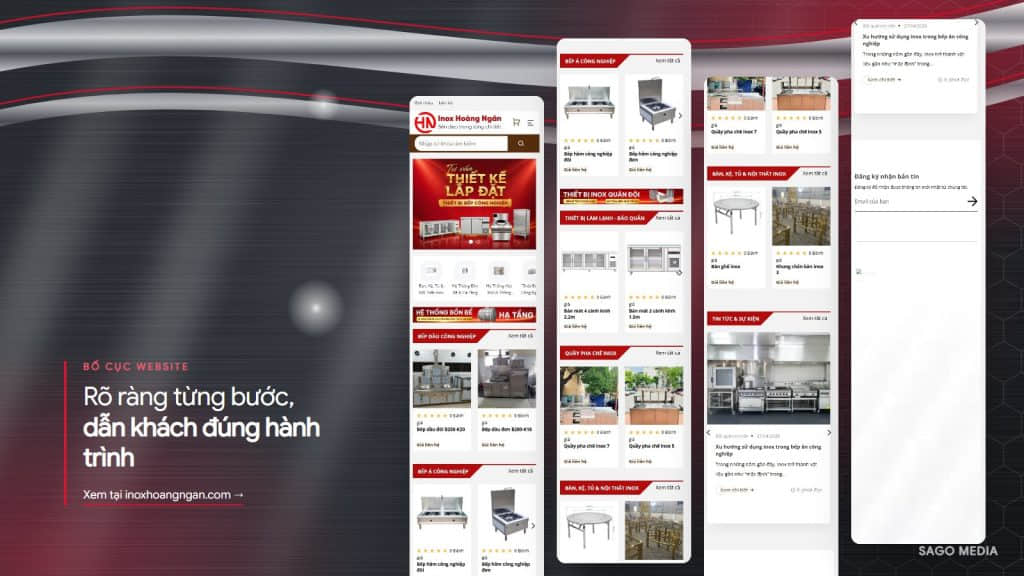 Inox Hoàng Ngân — giao diện website