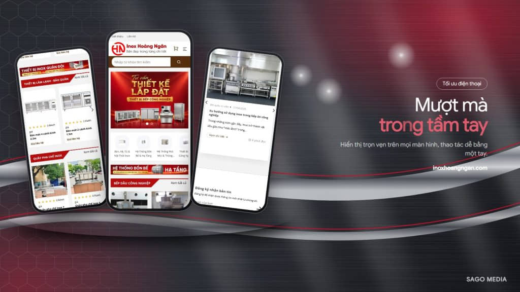 Inox Hoàng Ngân — giao diện website