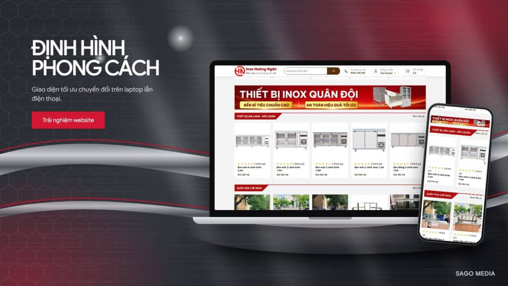 Inox Hoàng Ngân — giao diện website