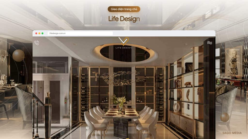 Life Design — giao diện website