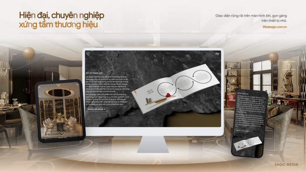 Life Design — giao diện website