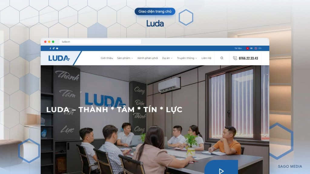 Luda — giao diện website