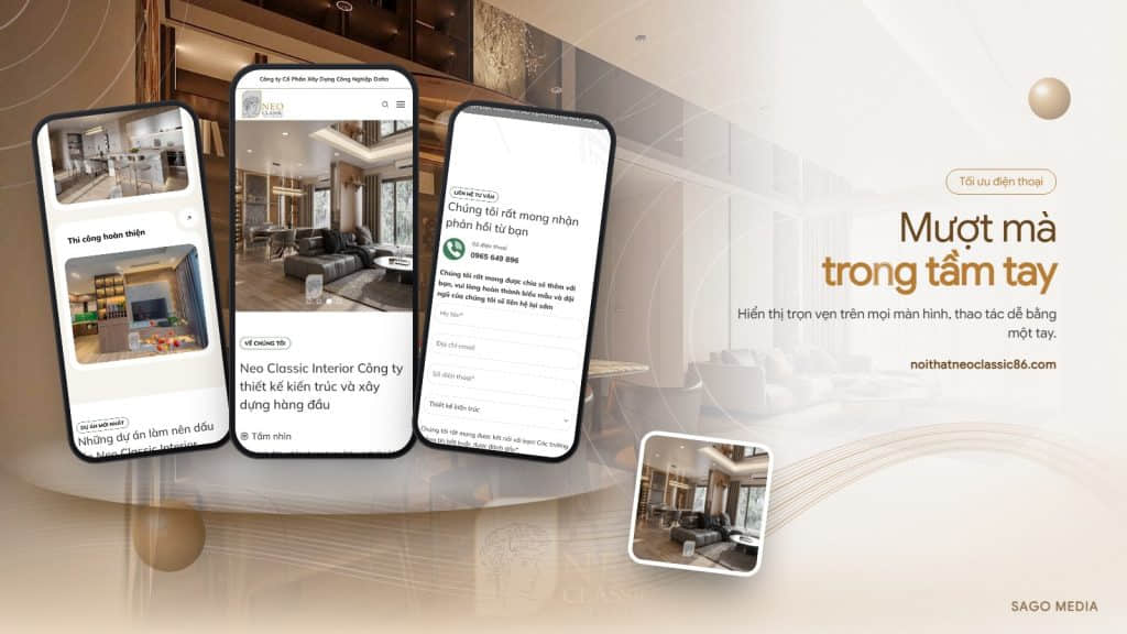Neo Classic Interior — giao diện website