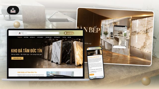 Website Tâm Đức Tín do Sago Media thiết kế