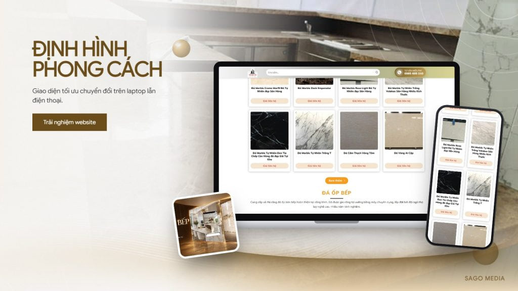Tâm Đức Tín — giao diện website