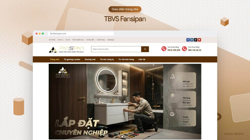 TBVS Fansipan — giao diện website