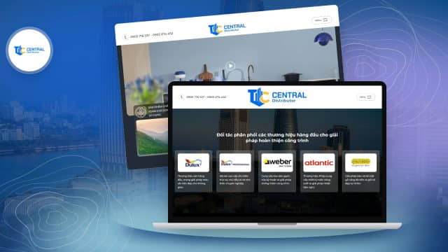 Website TC Central do Sago Media thiết kế