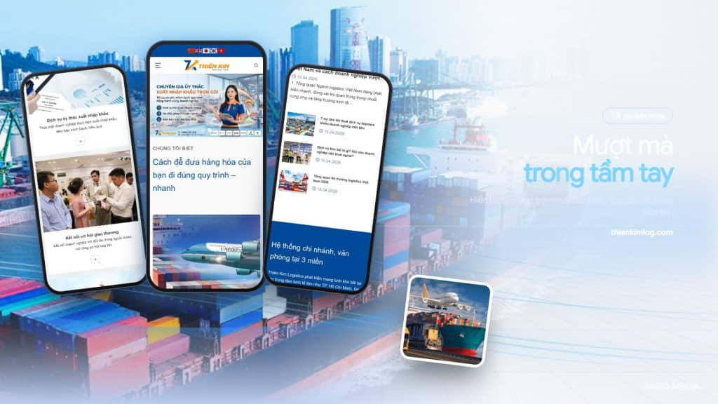 Thiên Kim Logistics — giao diện website