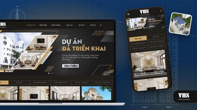 Website VietHousing do Sago Media thiết kế