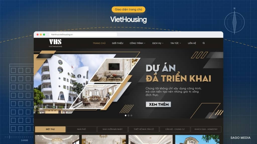 VietHousing — giao diện website