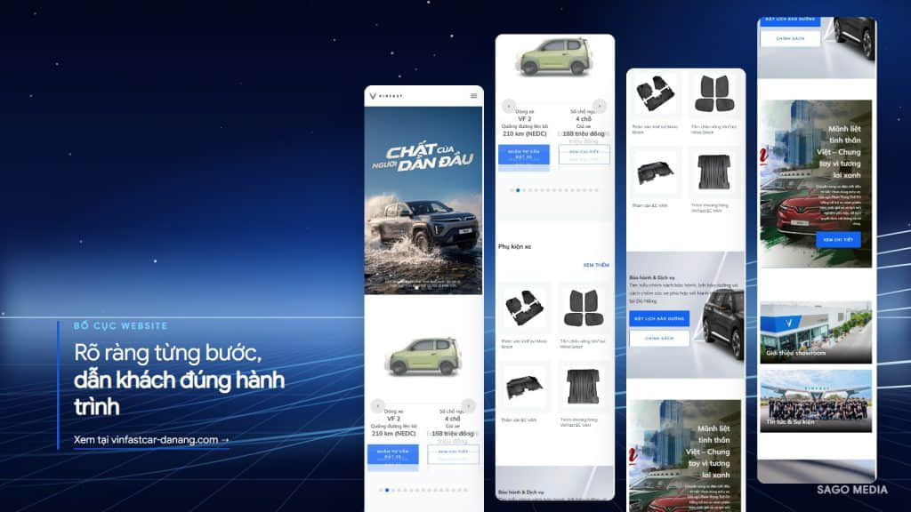 VinFast Đà Nẵng — giao diện website