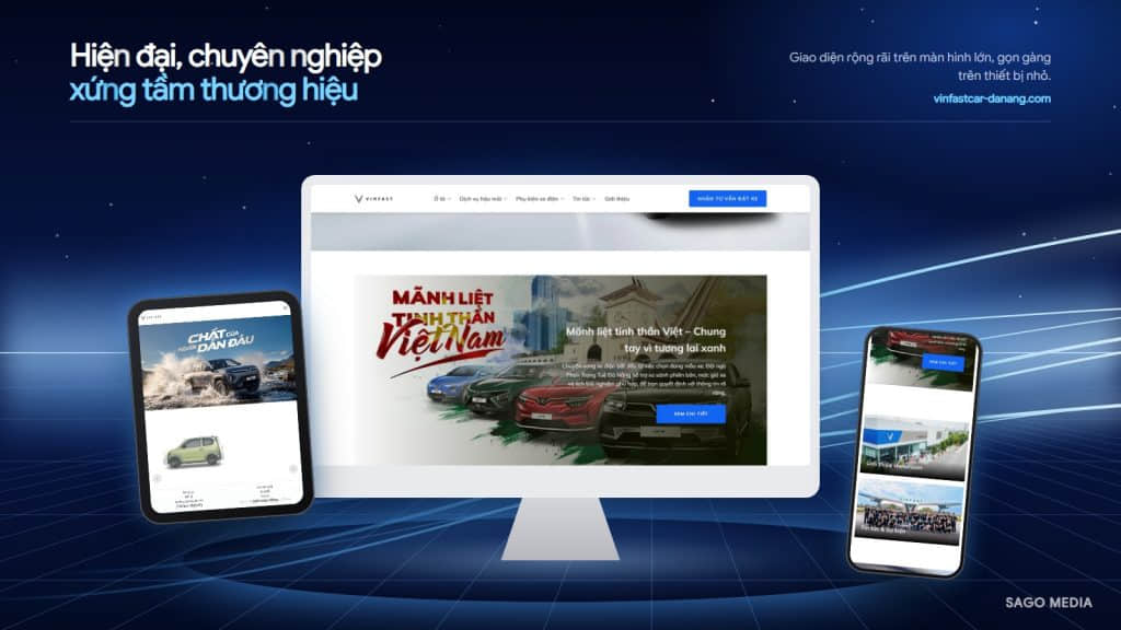 VinFast Đà Nẵng — giao diện website