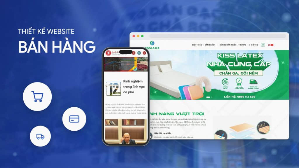 Thiết kế website bán hàng - Sago Media