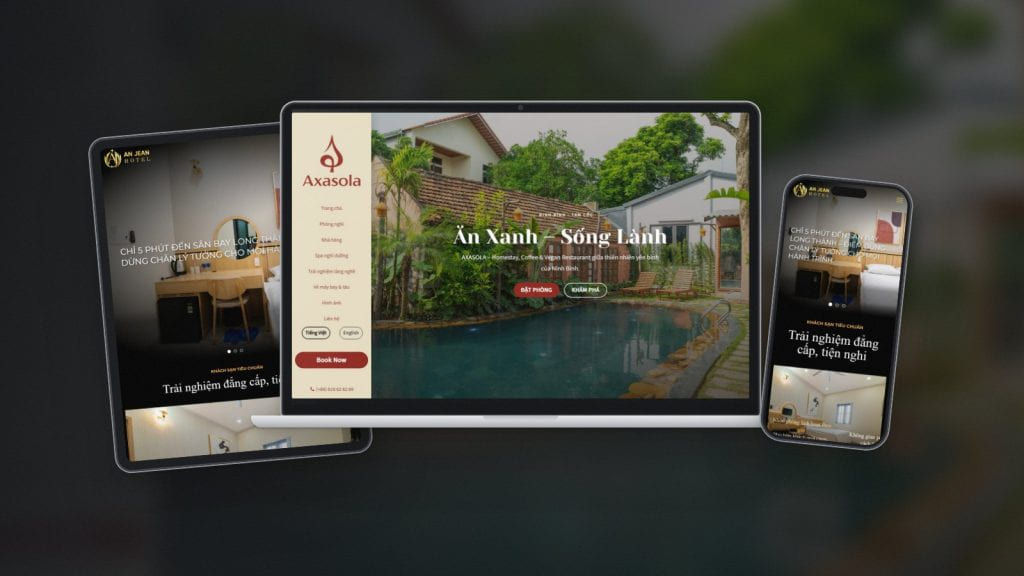 Thiết kế website Thiết kế website du lịch - Sago Media